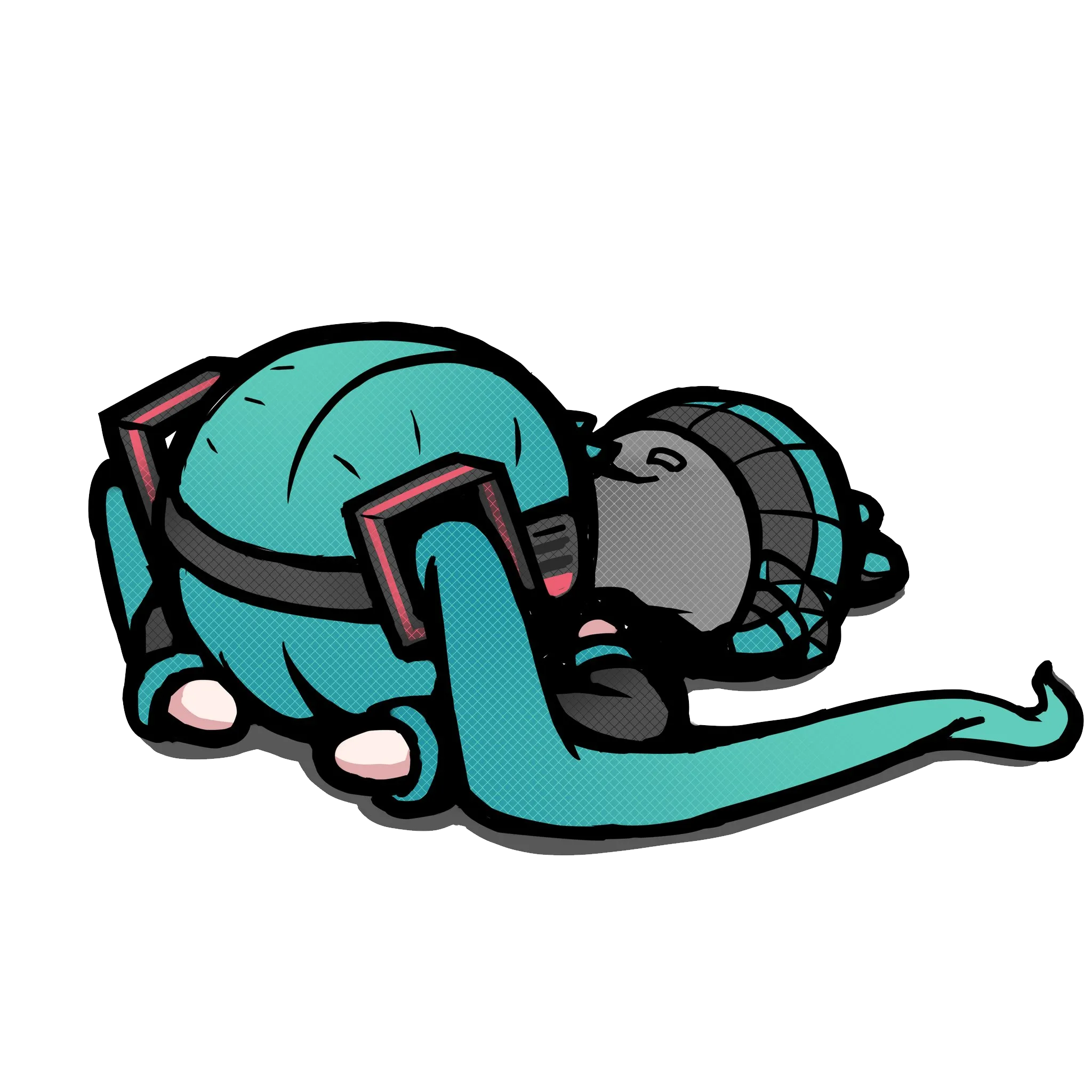 土下座するキャラクター